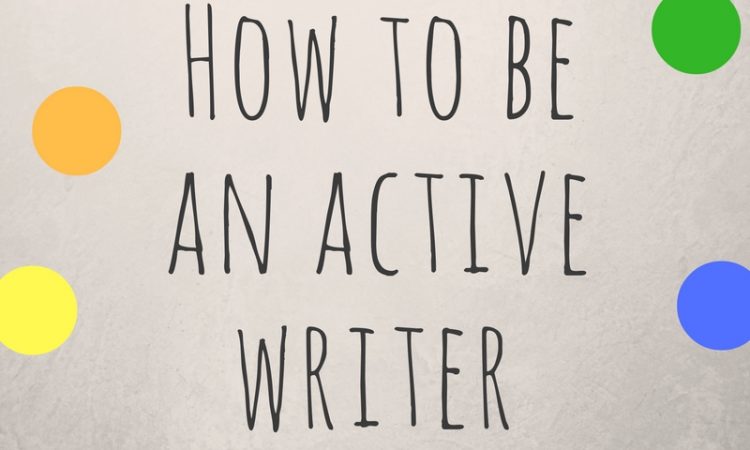 passive active writer author