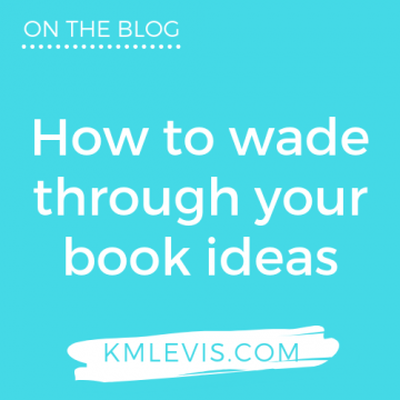 How to wade through your book ideas﻿